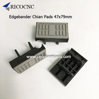 China Edgebanding machine 47x79mm Conveyance Chain Track Pads for Comeva Compacta 4 Edge Bander for sale