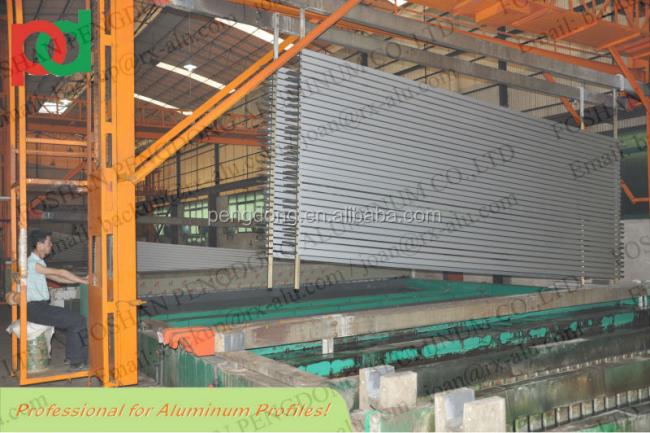 Libya Aluminium profile with Silver Glossy Anodized
