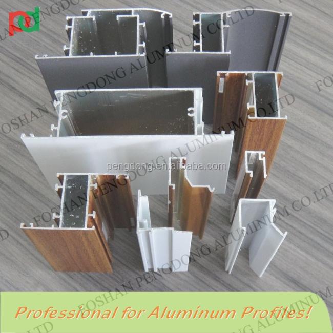 Wood Grain Aluminium Profile for window and door