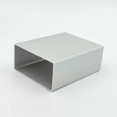 China Tubo Matt Anodized Aluminum Profile de plata de Congo Togo Benin 40X80 del perfil de las protuberancias de Alu en venta