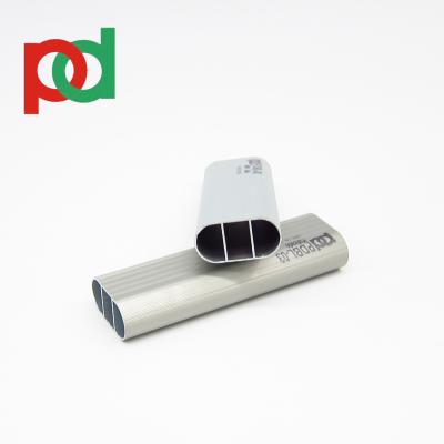China Customizable Cutting Service Wooden Grain Colour Aluminium Profiles For Wardrobe Sliding Door Frame Track Rail Top Bottom for sale
