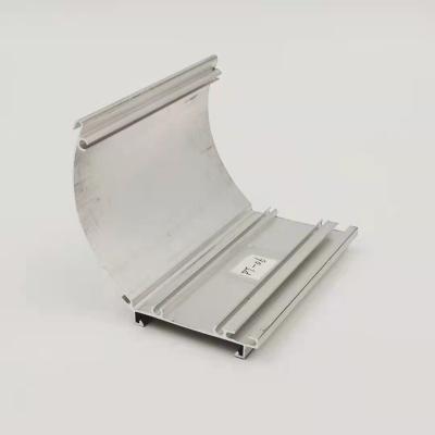 China Anodizado 6063 perfiles de aluminio Rod Spring Tube Bottom de la pista de la cortina en venta