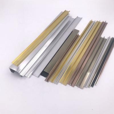 China Tolerance 0.12mm Aluminium Trim Profiles T and U and G Shape for sale