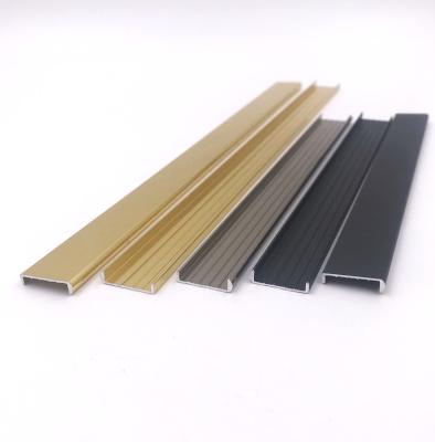 China 16.3mm U Shape 6063 T5 Aluminium Trim Profiles Decorative Tile Edging for sale