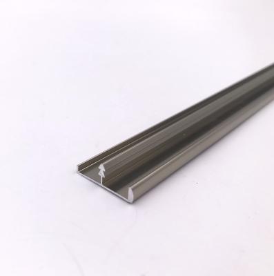 China 18.6mm T Shape extruded Aluminum Trim Decorative Edging Profiles for sale