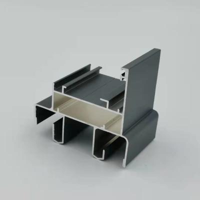 China Gambia Casement Window Profiles 6063 T6 Extruded Aluminum Shapes for sale