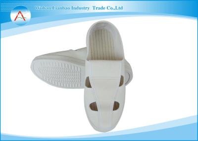 China Canvas Or Leather Four Holes Operating Room Footwear / Anti static Footwear Nurse Medical Use for sale