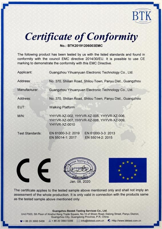 CE - Guangzhou Yihuanyuan Electronic Technology Co., Ltd.