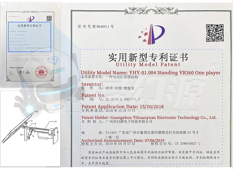 Patent Certificate - Guangzhou Yihuanyuan Electronic Technology Co., Ltd.
