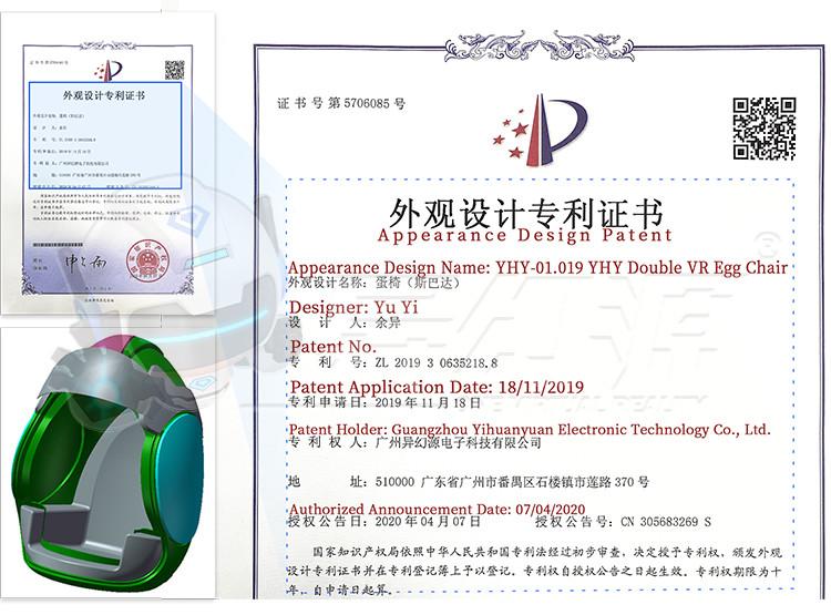 Patent Certificate - Guangzhou Yihuanyuan Electronic Technology Co., Ltd.