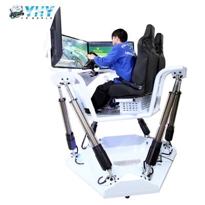 China 2 Seats 6 DOF VR Driving Simulator Games With 3 Screen for sale