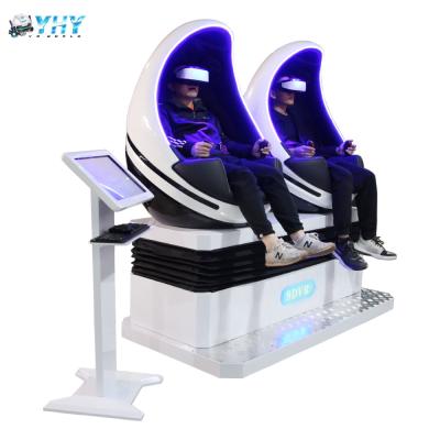 China Theme Park 9D Gaming Videos VR Cinema 360 Roller Coaster VR Egg Chair Simulator for sale