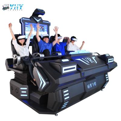 China 4 Seats 9D Virtual Reality Simulator Cinema For Theme Park for sale