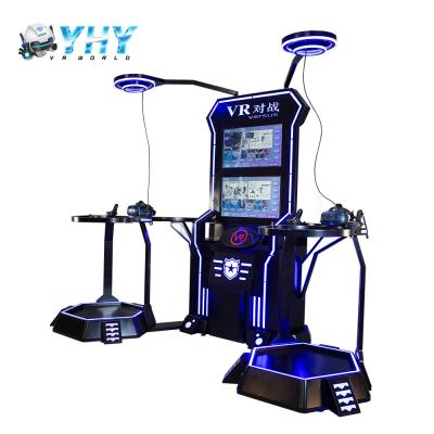 China Two Battle Platform Full Motion 9D VR Simulator Space Standing Room Game Flight Simulator for sale