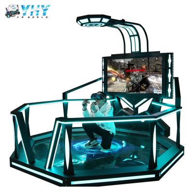 China HTC VR Battle Space Walking Game VR Simulator 9D Play Standing Platform Simulator With 3.0M for sale