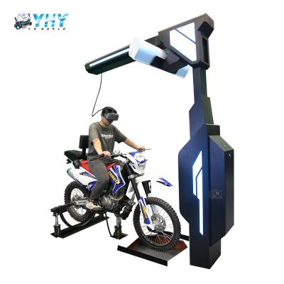 중국 YHY 2023 최신 6 플레이어 모토 VR 게임 머신 가상 현실 레이싱 시뮬레이터 Vr 오토바이 판매용
