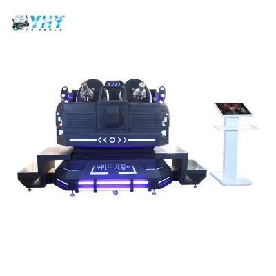 China YHY VR Mech Warrior 9D Kino mit 2 Sitzen VR-Film-Shooting-Spiel-Funktion mit interaktiver Taste zu verkaufen