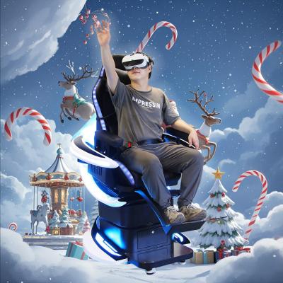 China Single Player Virtual Reality 360 Rotating Dynamic Motion Chair With Roller Coaster Games for sale