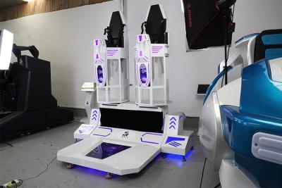 China Doppelte Rockets VR Parks der virtuellen Realität des Achterbahn-Simulator-7500W zu verkaufen