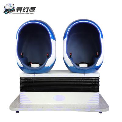 중국 주문 제작된 로고와 2 자리 9D VR 상영관 시뮬레이터 플레이스테이션 판매용