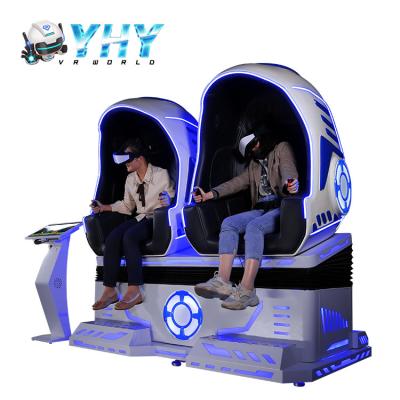 China Interactive Full Motion VR Simulator Arcade Double Seat 9DVR Simulator for sale