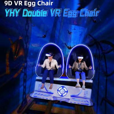 China 3 Kino-Kino Simulator Virtual Reality Egg-Stuhl DOF 9D Ei-VR mit Luft-Gesicht zu verkaufen