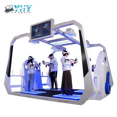 Chine 4 plate-forme debout du simulateur VR de tir d'arme à feu de zone de jeu virtuel des joueurs 2.0KW à vendre