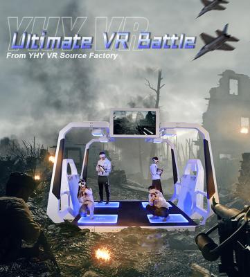 China 9D VR Shooting Simulator Oculus 4 Players Virtual Reality Game Machine for sale