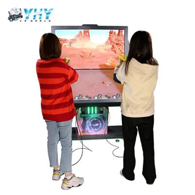 China Kids 4 Players Infrared Shooting Arcade Games With Double Screen for sale