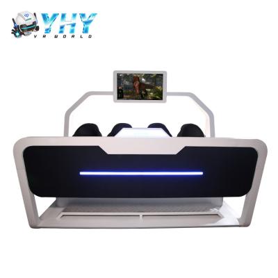 China Shopping Mall Amusement Park 9D Cinema Flight Shooting Game VR Simulator 4 Seats for sale