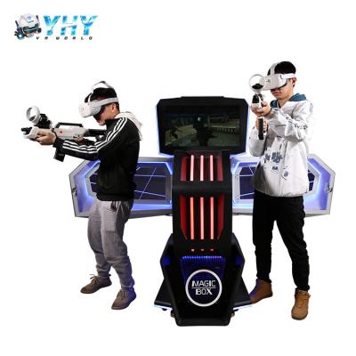 China Customized Gun Shooting Simulator 2 Players Wireless 9D VR Shooting Game for sale