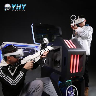 China 50 - 60HZ VR Shooting Simulator Double Players Interactive VR Arcade Machine for sale