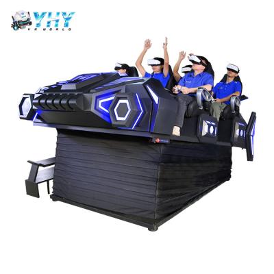 China 6 seats Amusement Park 9d movie theatre Virtual Reality Arcade Machine for sale