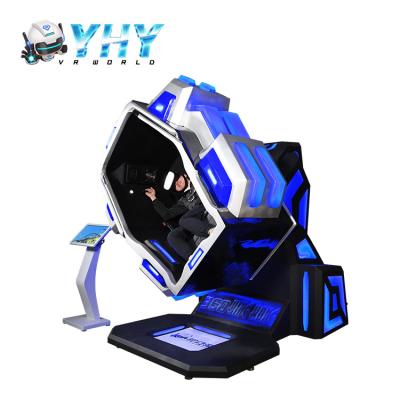 Chine simulateur de montagnes russes de réalité virtuelle tournant du simulateur 360 Kingkong du jeu 9D VR à vendre
