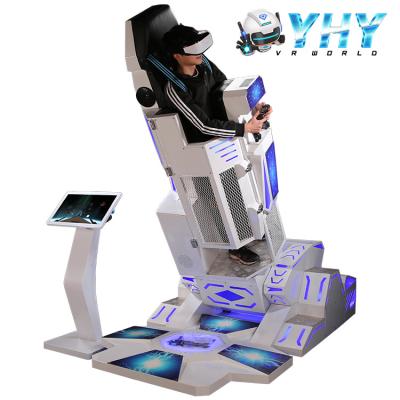 China Single Rocket Style Game VR Simulator Standing VR 360 Device Rotating for sale