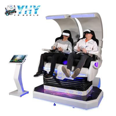 China Bewegungs-Simulator-doppelter Ei-Stuhl des Godzilla-Spiel-Stuhl-VR 360 Grad-Drehen zu verkaufen