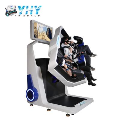 China 360 Rotating VR Theme Parks 2 Seats Virtual Reality Roller Coaster 9D Vr Simulator for sale