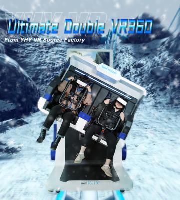 Chine Le simulateur immersif du mouvement VR 2 place la chaise VR des montagnes russes à 360 degrés à vendre