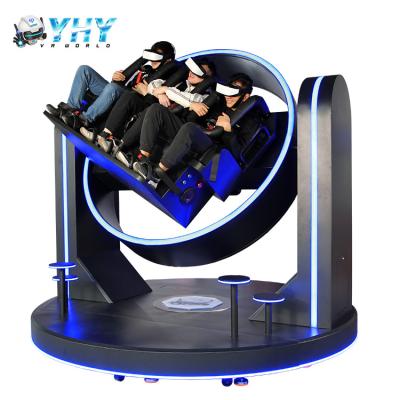 China 10kw VR Theme Parks 9D Virtual Reality Cinema Simulator Arcade 360 Rotation for sale