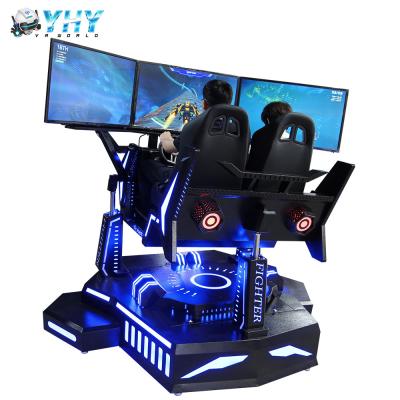 China 2 Players Game Machine 3 Screen Racing Simulator 3 DOf  VR Motion Chair en venta