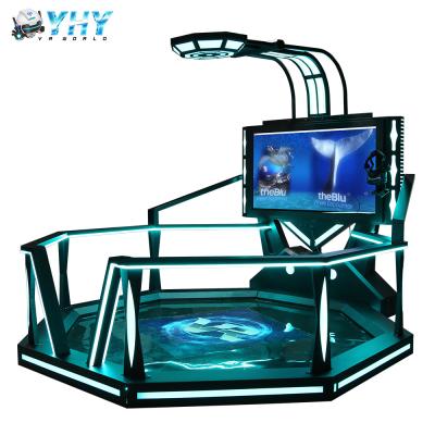 China 65'' Screen Game VR Simulator 3.0m Wide Standing 9D Virtual Reality Walker Platform for sale