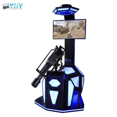China Water Park 9D VR Simulator Gatlin Zombie Shooting Headset Standing Motion Platform for sale