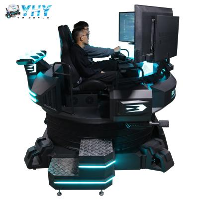 Chine Jeu de voiture conduisant le jeu Arcade Machine de course de simulateur 3 écrans emballant la voiture de course du simulateur 3Dof à vendre