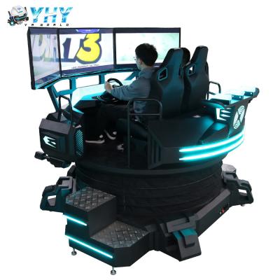 Китай Car Game Driving Simulator Race Game Arcade Machine 3 Screens Racing Simulator 6 Dof  Racing Car продается