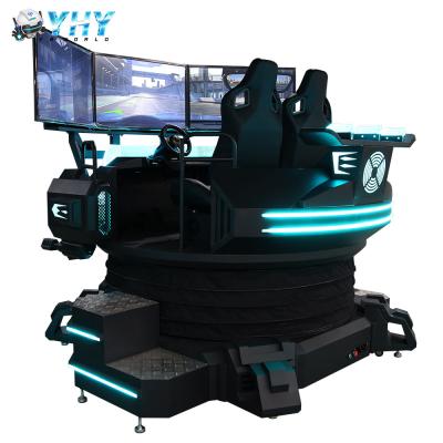 中国 シミュレーションの賭博の座席立場の椅子を運転するシミュレーター3 DOfを競争させるセンター・ゲーム機械3スクリーンをしなさい 販売のため