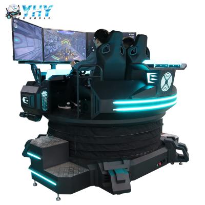 China 2 Seats 3 Dof 9D Virtual Reality Racing Simulator VR Driving Car Game Machine for sale