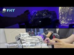 YHY 8 Seats Virtual Reality Shooting Game Three Screens 7D Cinema with Gatling VR Gun