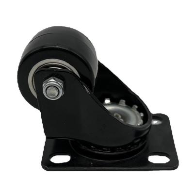 China 1.5 Inch Heavy Duty PU Caster Wheel Factory Furniture Castors​ for sale