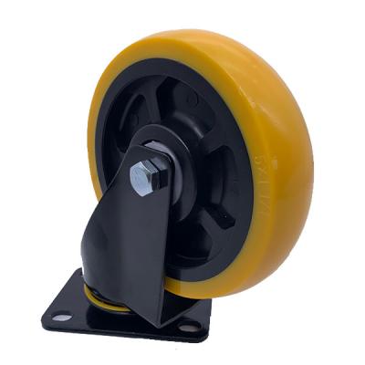 China 4 Inch Swivel Caster Wheels With Top Plate for sale
