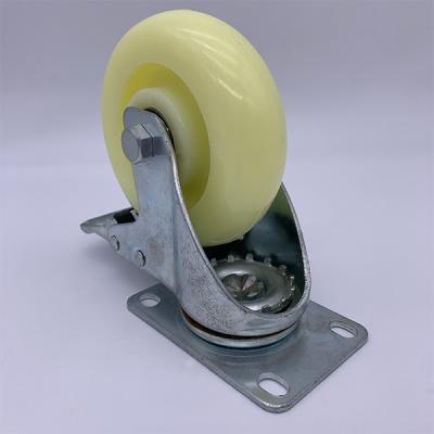 China PA Nylon Lockable Brake Caster Wheels for Trolley 5 Inch for sale